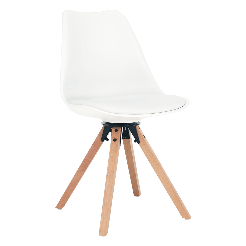Scaun pivotant elegant ETOSA, alb