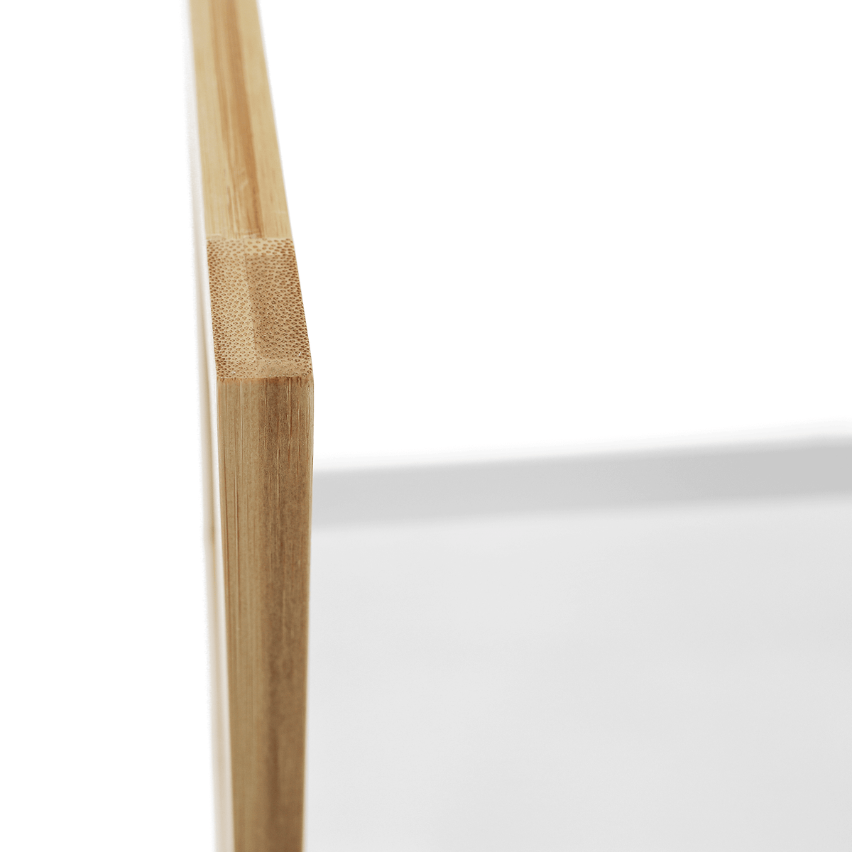 Etajera KOEN, alb / natural