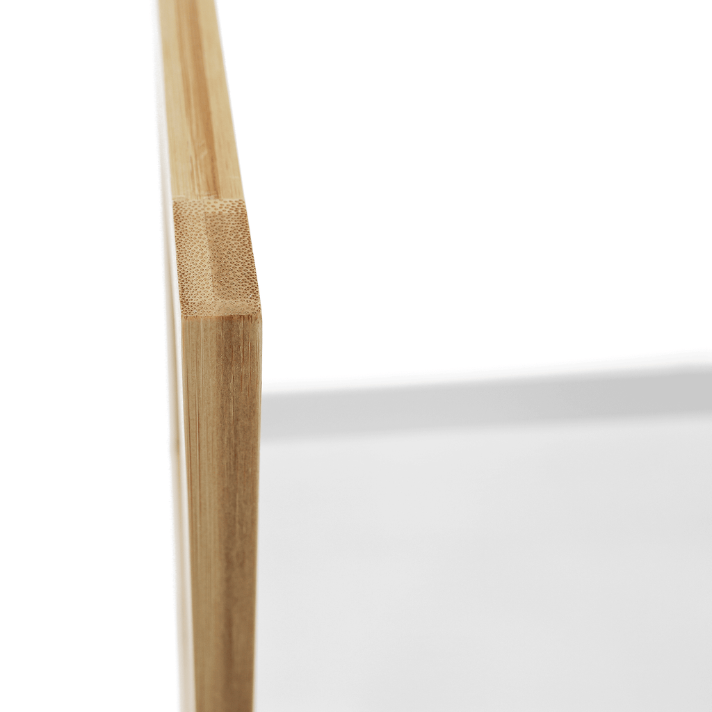 Etajera KOEN, alb / natural