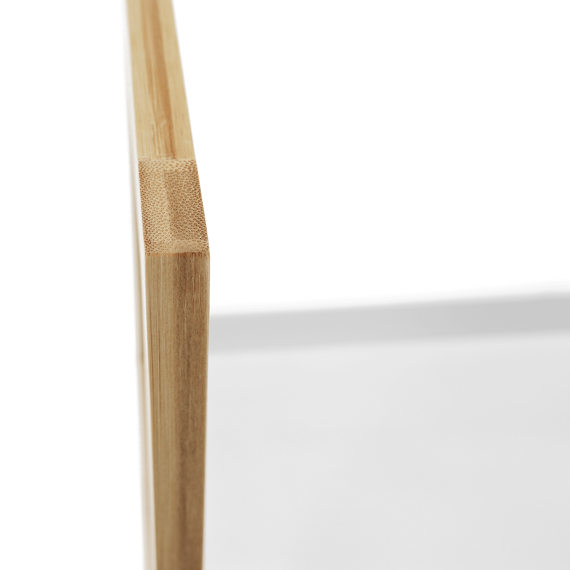 Etajera KOEN, alb / natural
