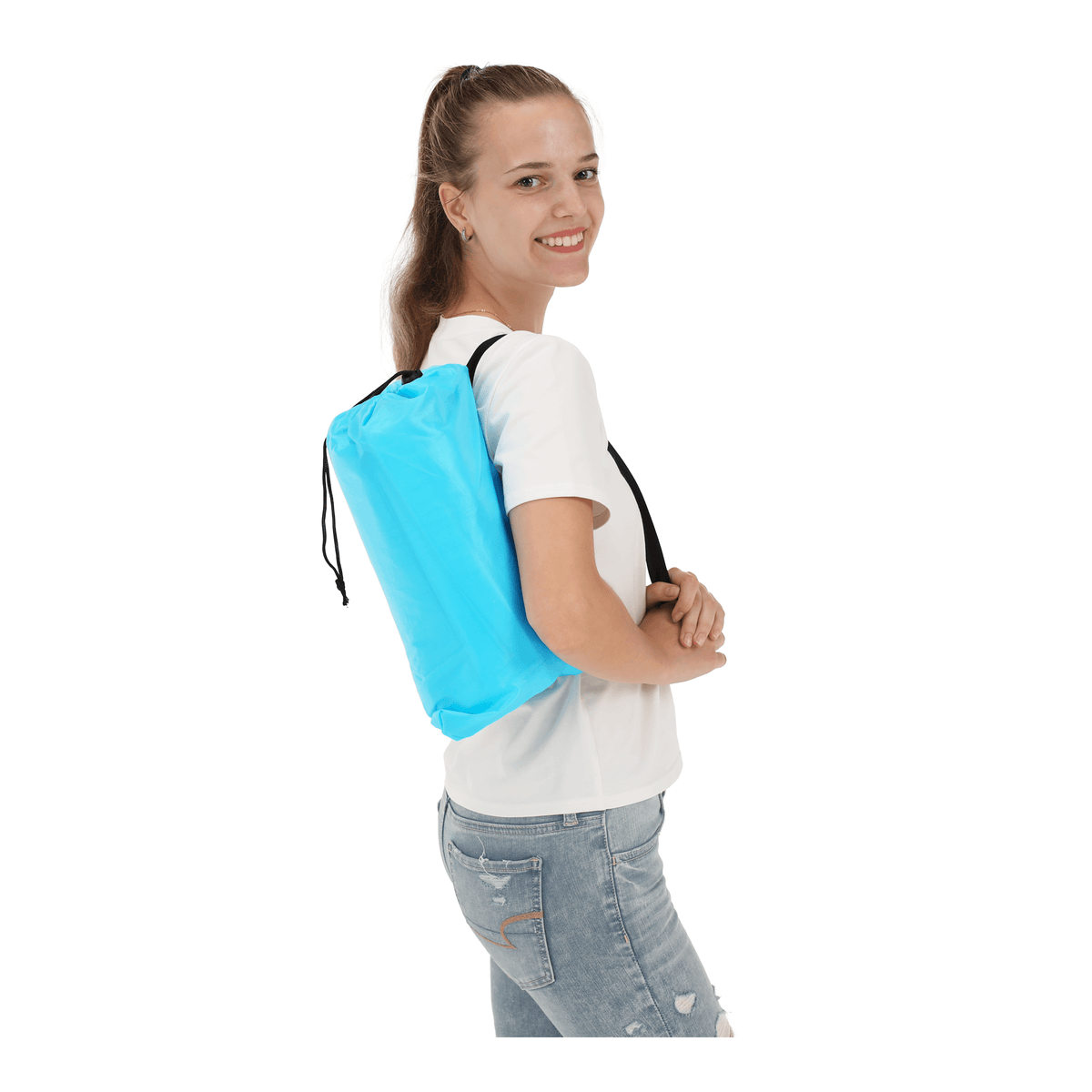 Geanta scaun gonflabila LEBAG, albastru
