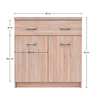 Comoda 2D1S TOPTY TIP 19, stejar Sonoma