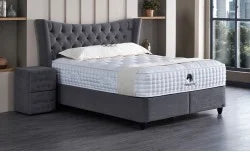 Saltea, alb, medie, 160x200x32 cm, Luxury
