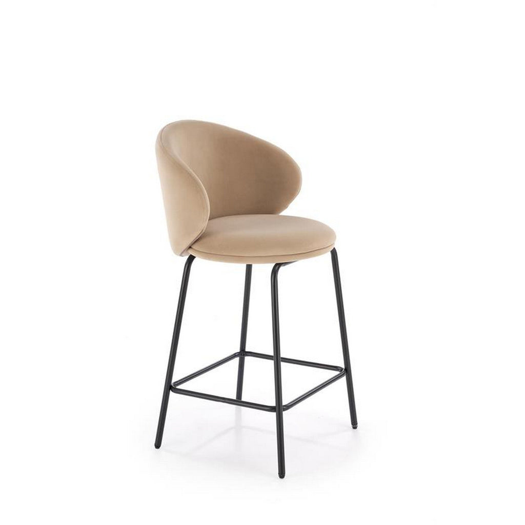 Scaun bar H121, bej/negru