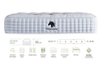 Saltea, alb, medie, 160x200x32 cm, Luxury