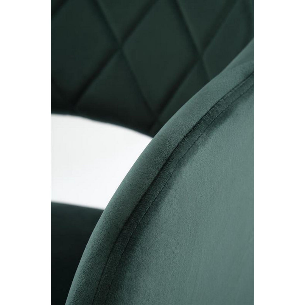 Scaun K535, verde inchis / negru