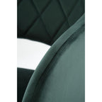 Scaun K535, verde inchis / negru