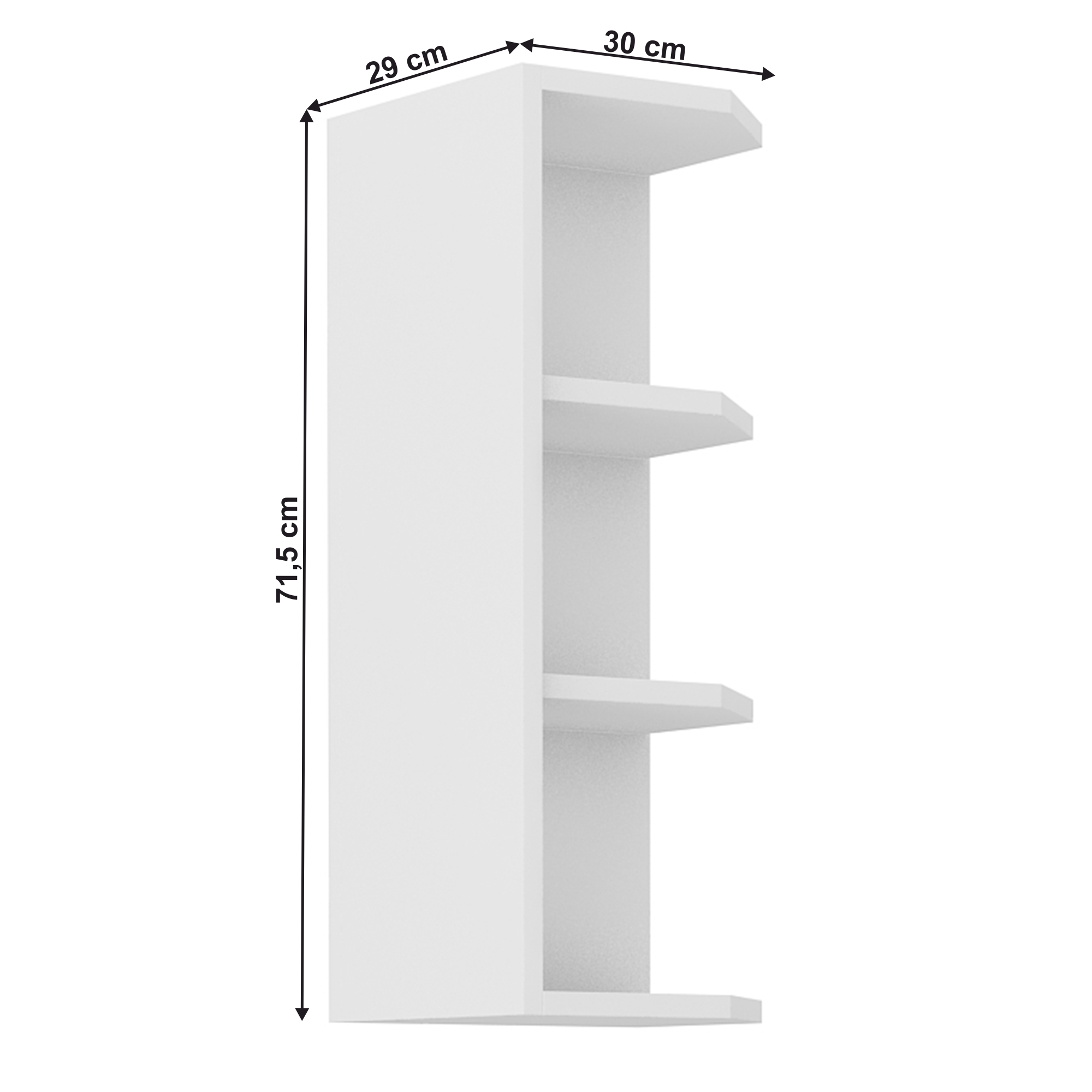 Dulap bucatarie modular LULA 30 G-72 ZAK BB, vedere 2