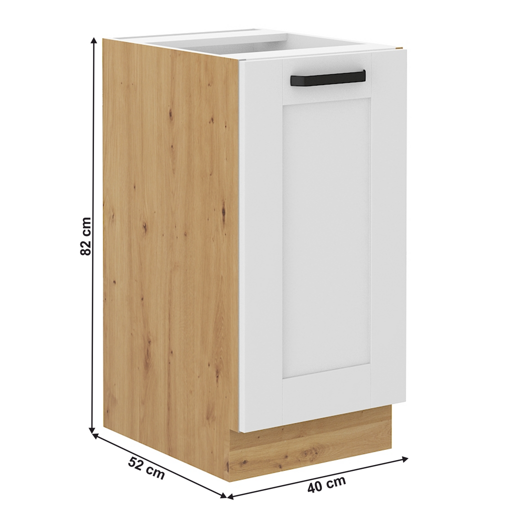 Dulap bucatarie modular LULA 40D 1F BB, vedere 3
