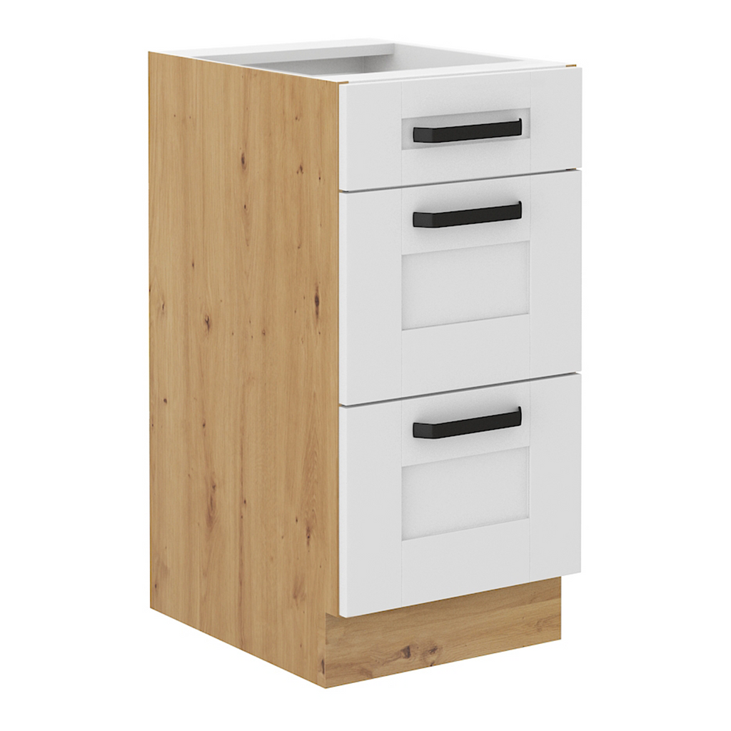 Dulap bucatarie modular LULA 40 D 3S BB, vedere 3