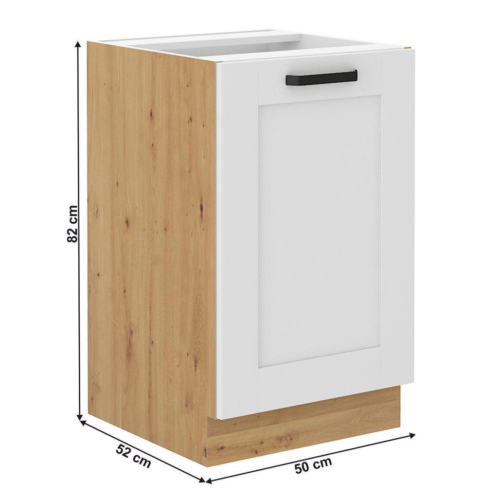 Dulap bucatarie modular LULA 50 ZL 1F BB, vedere 4