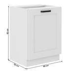 Dulap bucatarie modular LULA 60 D 1F BB, vedere 2