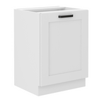 Dulap inferior LULA 60 D 1F BB, alb