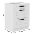 Dulap bucatarie modular LULA 60 D 3S BB, vedere 4