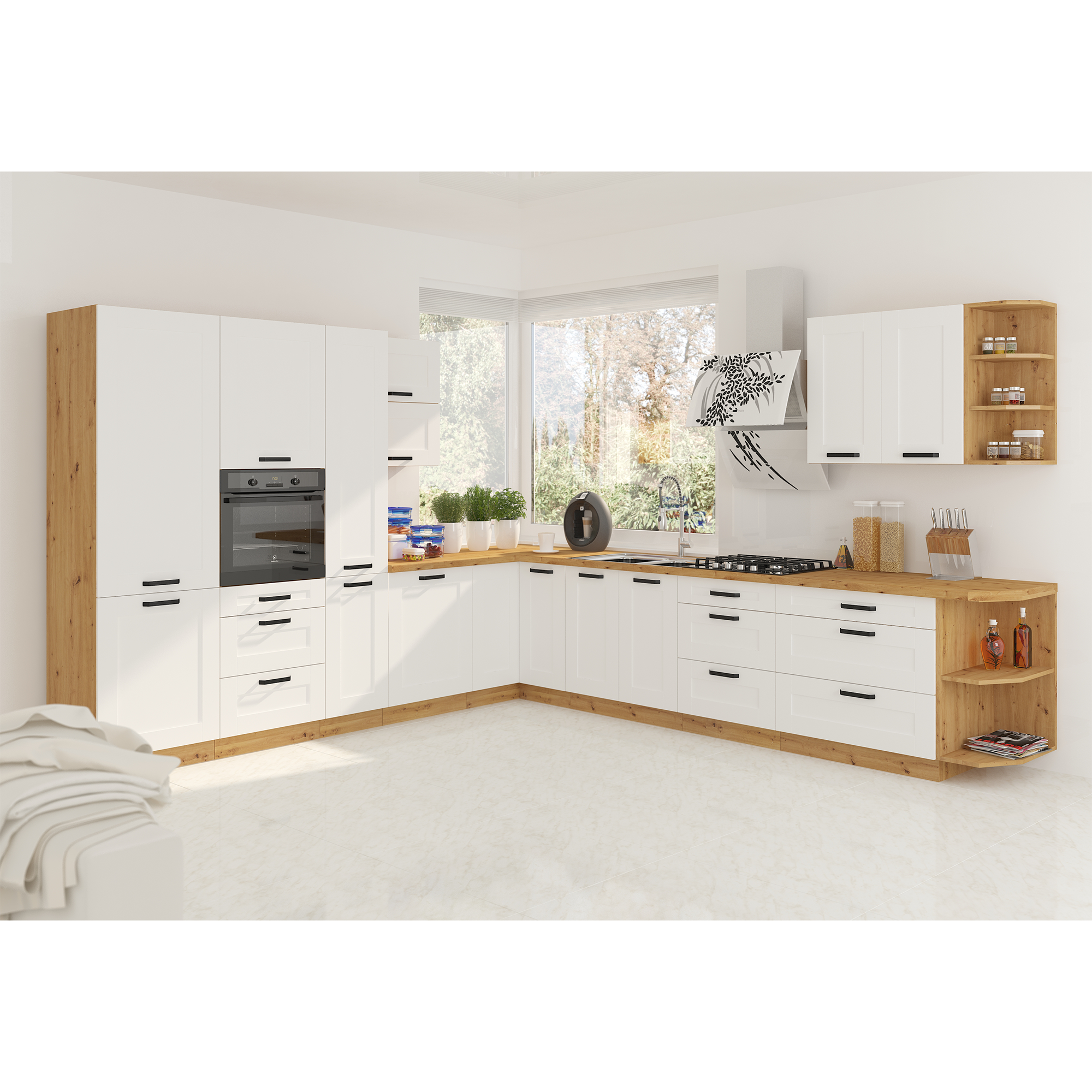 Dulap bucatarie modular LULA 60 DPS-210 3S 1F, vedere 2