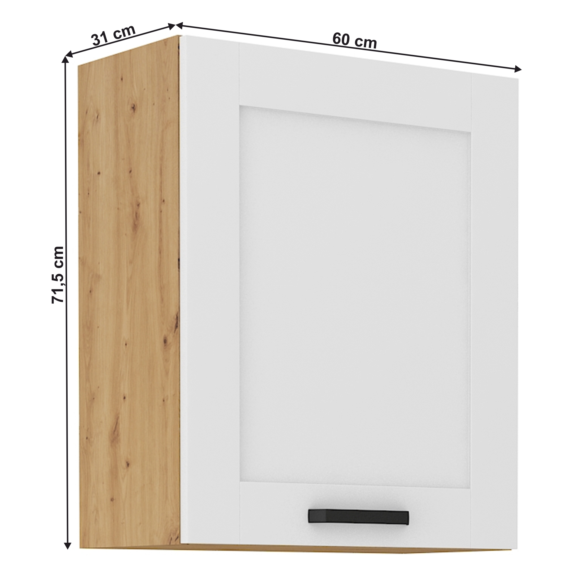 Dulap bucatarie modular LULA 60 G-72 1F, vedere 2