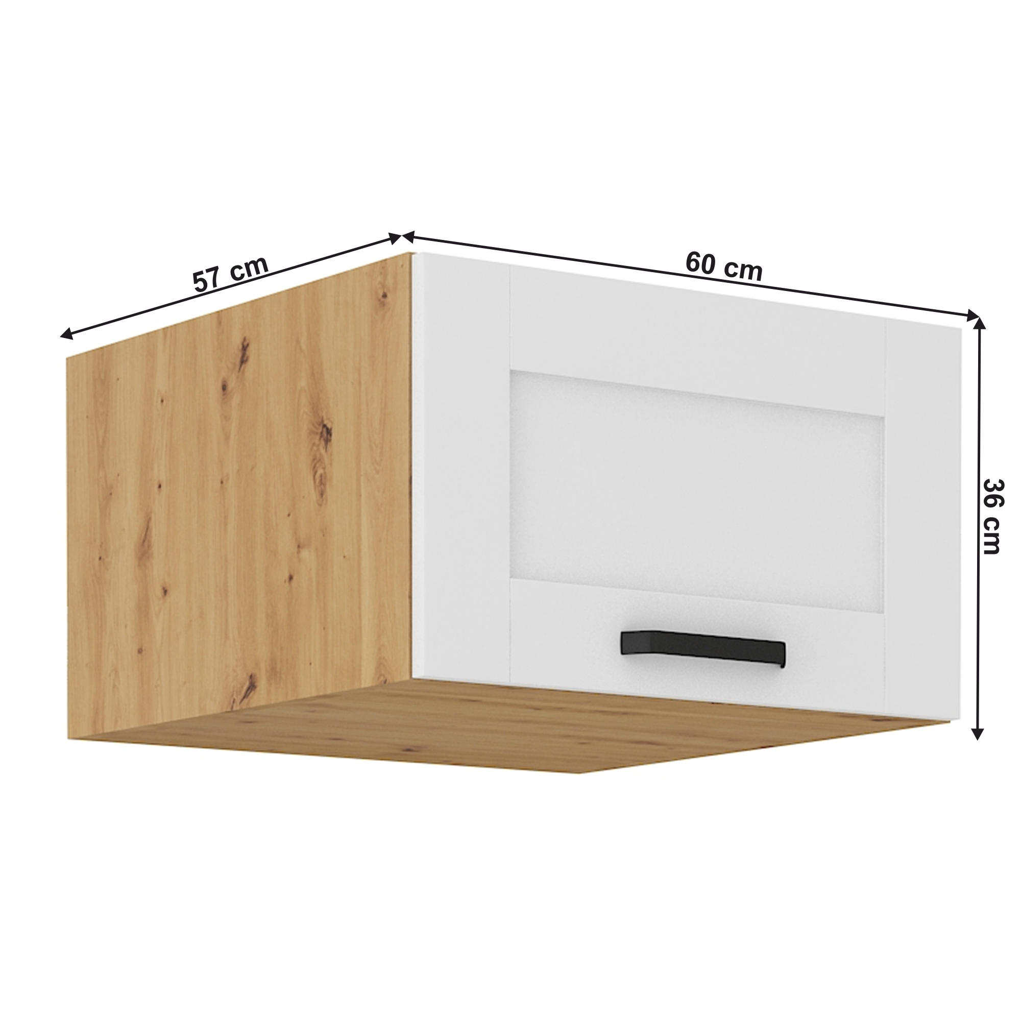 Dulap bucatarie modular LULA 60 NAGU-36 1F, vedere 2