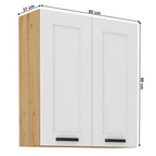 Dulap bucatarie modular LULA 80 G-90 2 F, vedere 5
