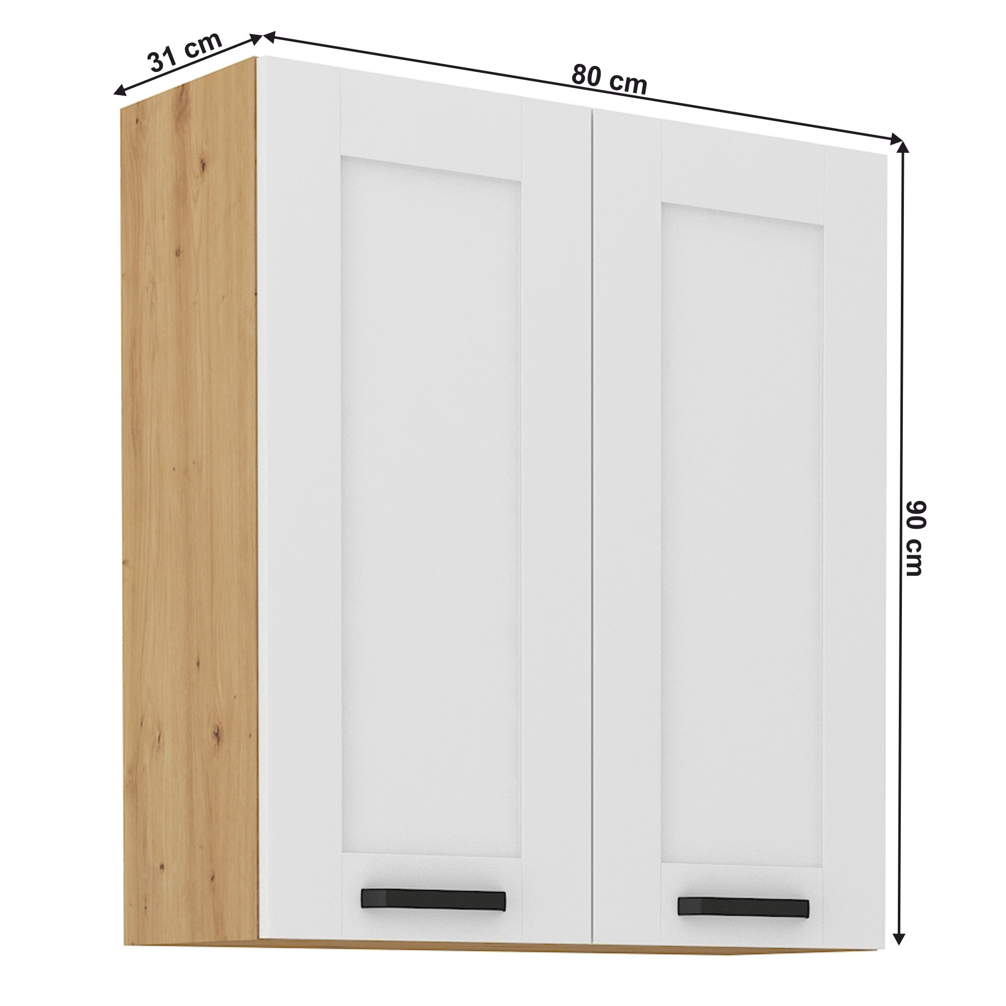 Dulap bucatarie modular LULA 80 G-90 2 F, vedere 5