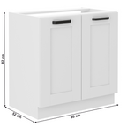 Dulap bucatarie modular LULA 80 ZL 2F BB, vedere 2