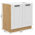 Dulap bucatarie modular LULA 80 ZL 2F BB, vedere 4