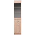 Vitrina 1D1W1S TOPTY TIP 32, stejar Sonoma, universal