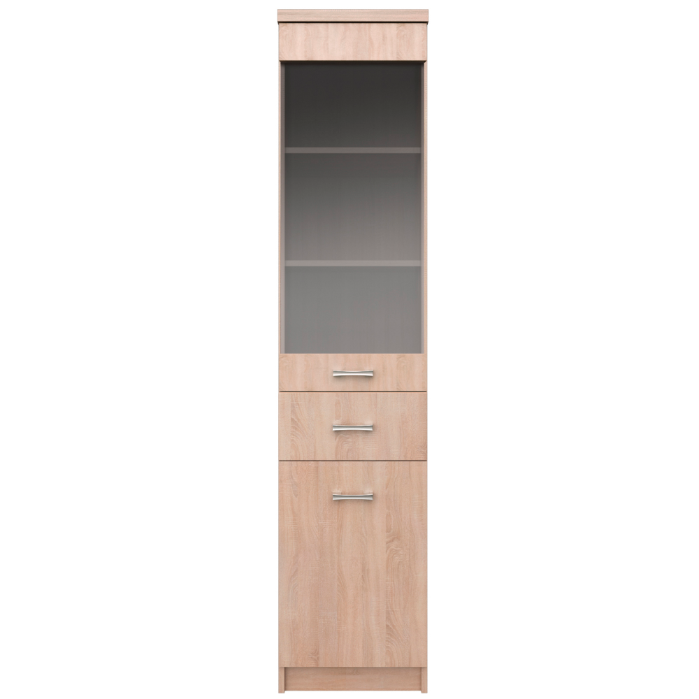 Vitrina 1D1W1S TOPTY TIP 32, stejar Sonoma, universal