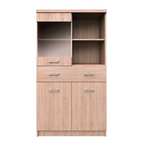 Vitrina 2D1W1S/80 TOPTY TIP 34, stejar Sonoma