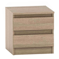 Noptiera cu 2 sertare HANY NEW 002, stejar sonoma