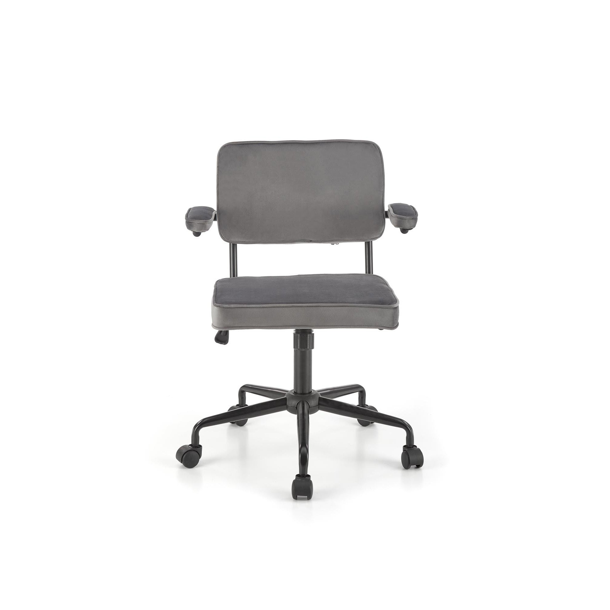 Scaun de birou tapitat FIDEL, gri/negru