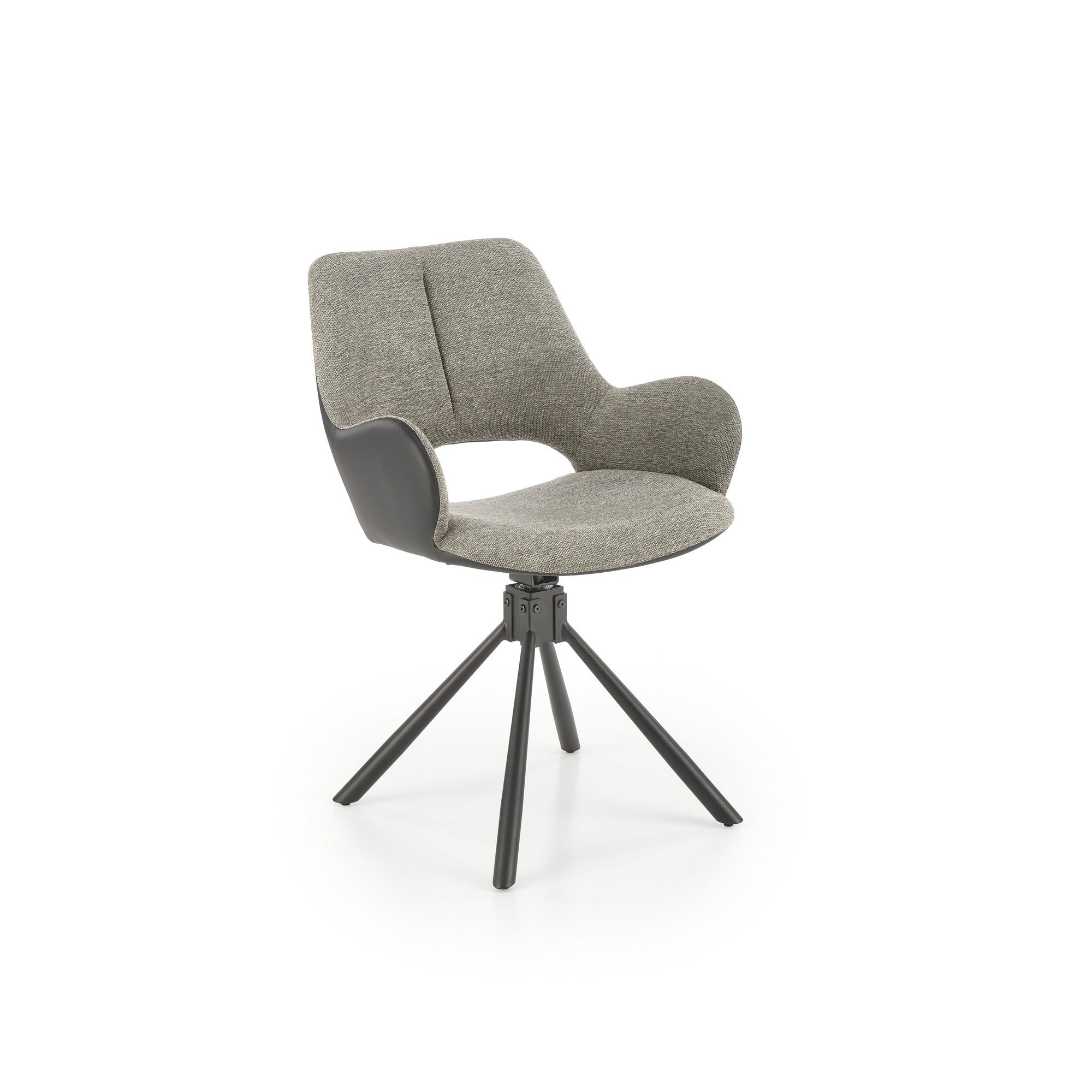 Scaun rotativ K494, gri/negru