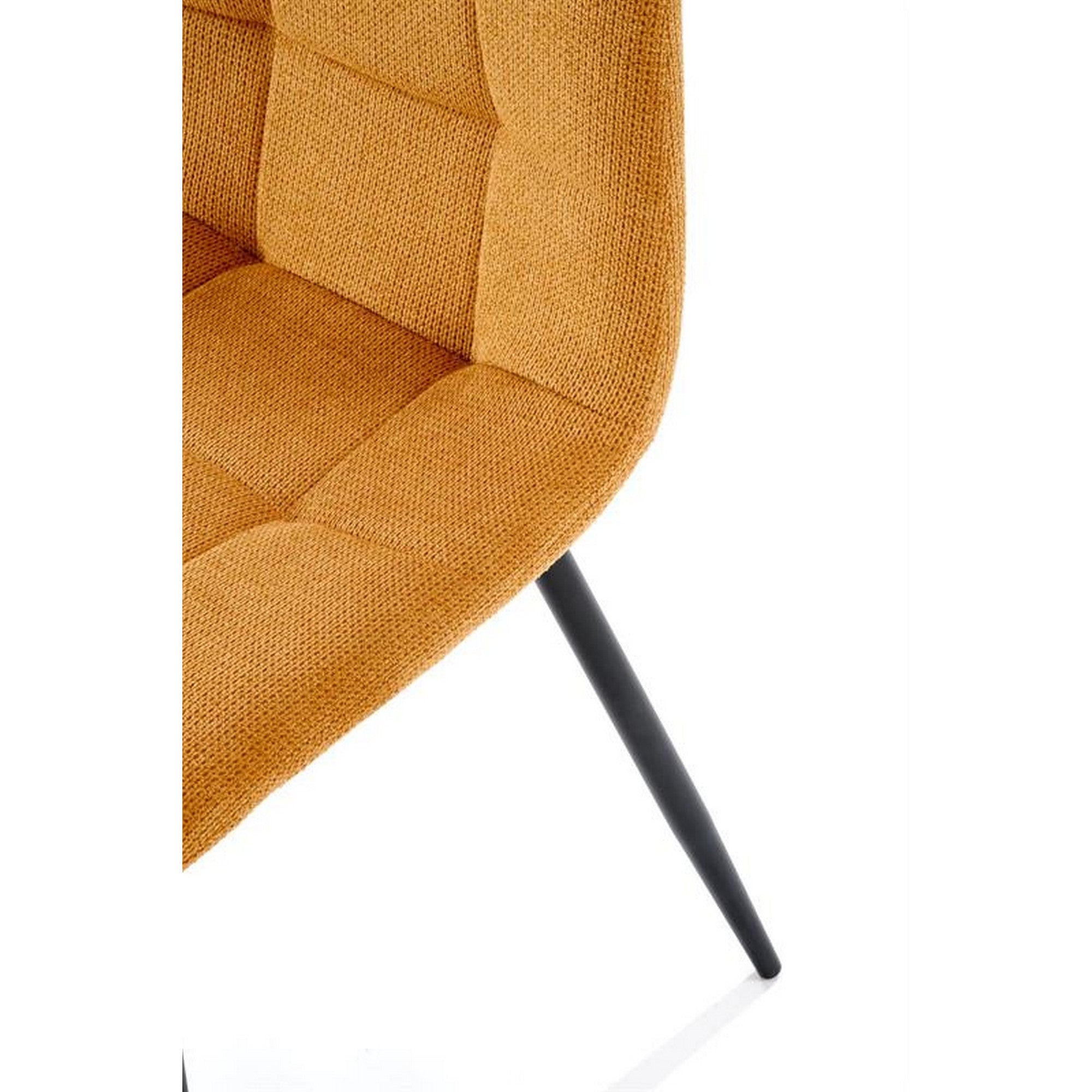 Scaun K560, galben mustar / negru