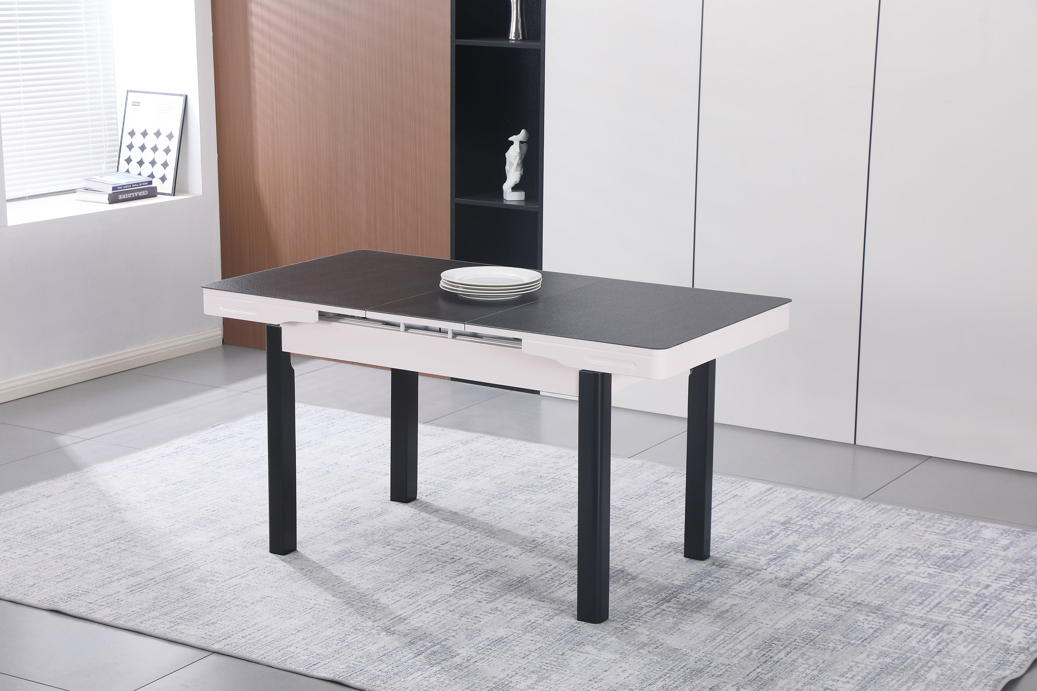 Masa FIORI Sticla extensibila 110(140)x