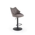 Scaun bar H122, gri/negru