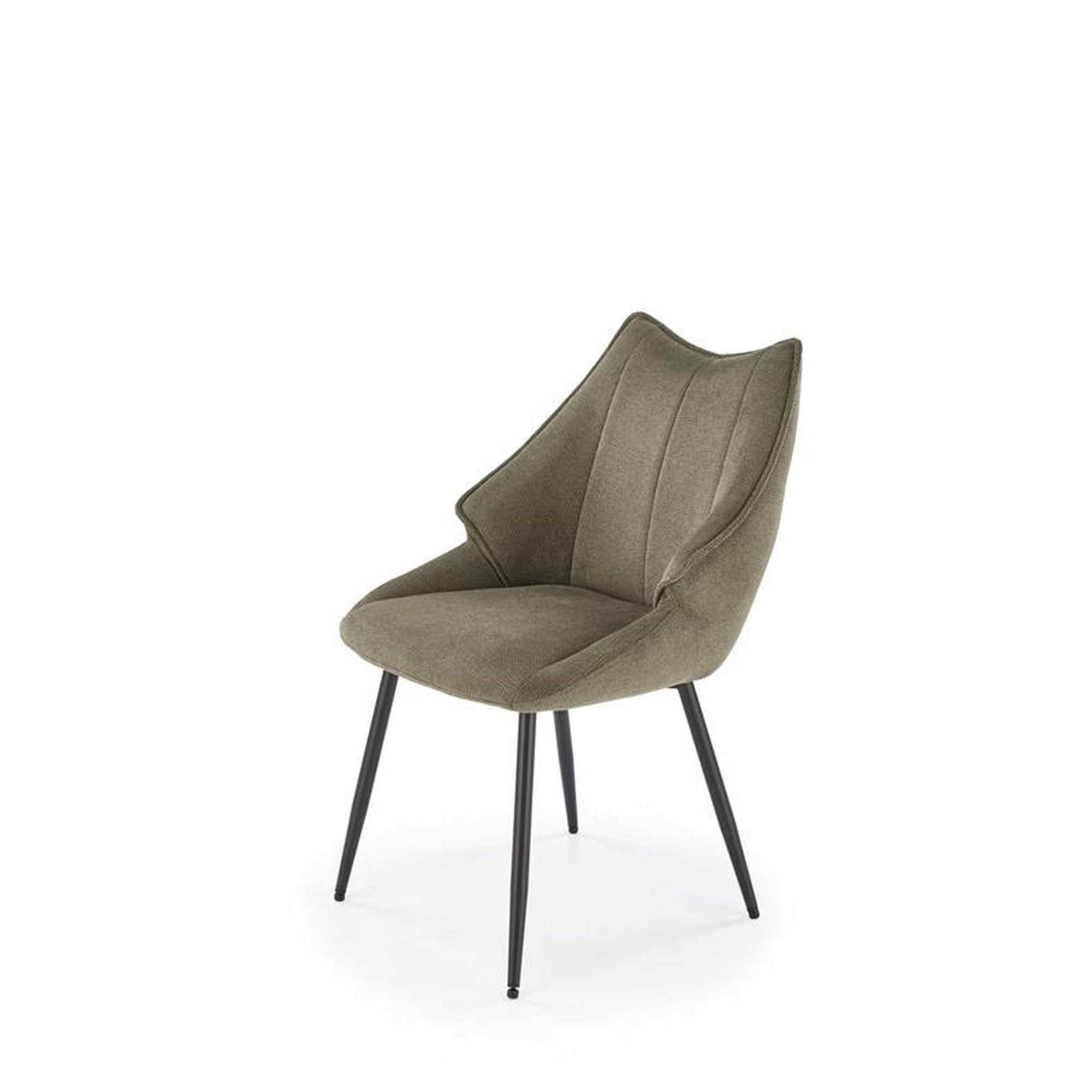 Scaun K543, verde olive / negru