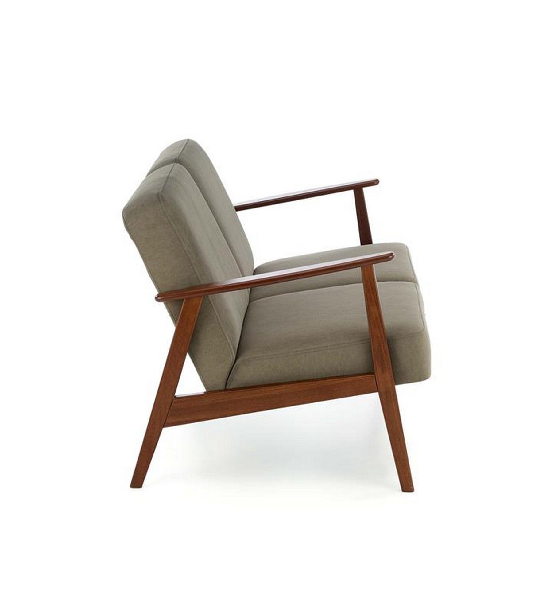 Canapea MILANO, verde olive / nuc inchis