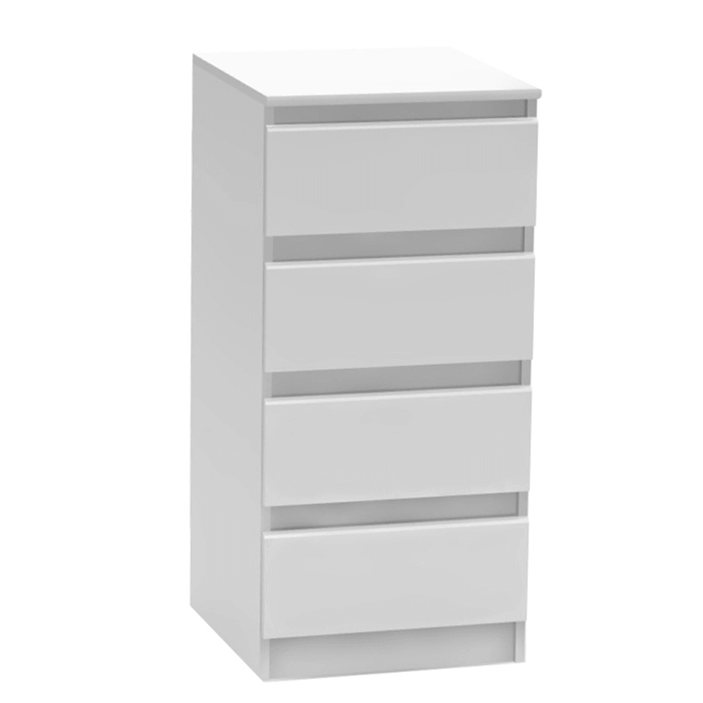 Comoda cu 4 sertare HANY NEW 009, alba