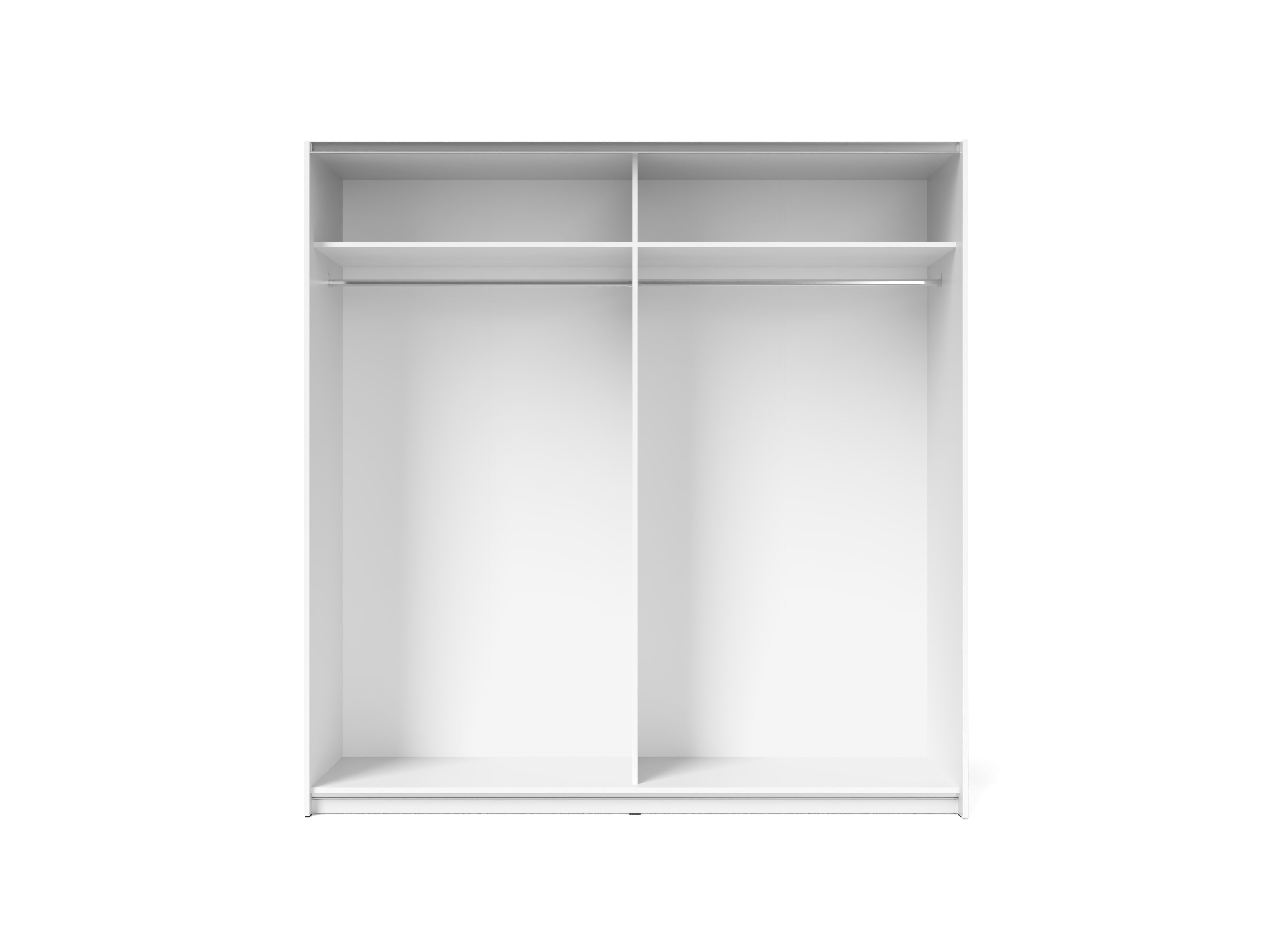 Dulap SMART Zegna ST200 2D (ALB/PLATINUM), vedere 3