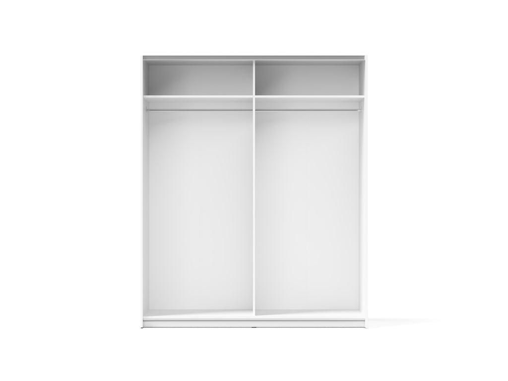 Dulap SMART Zegna ST170 2D (ALB/PLATINUM), vedere 3