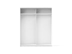 Dulap SMART Zegna ST170 2D (ALB/PLATINUM), vedere 3