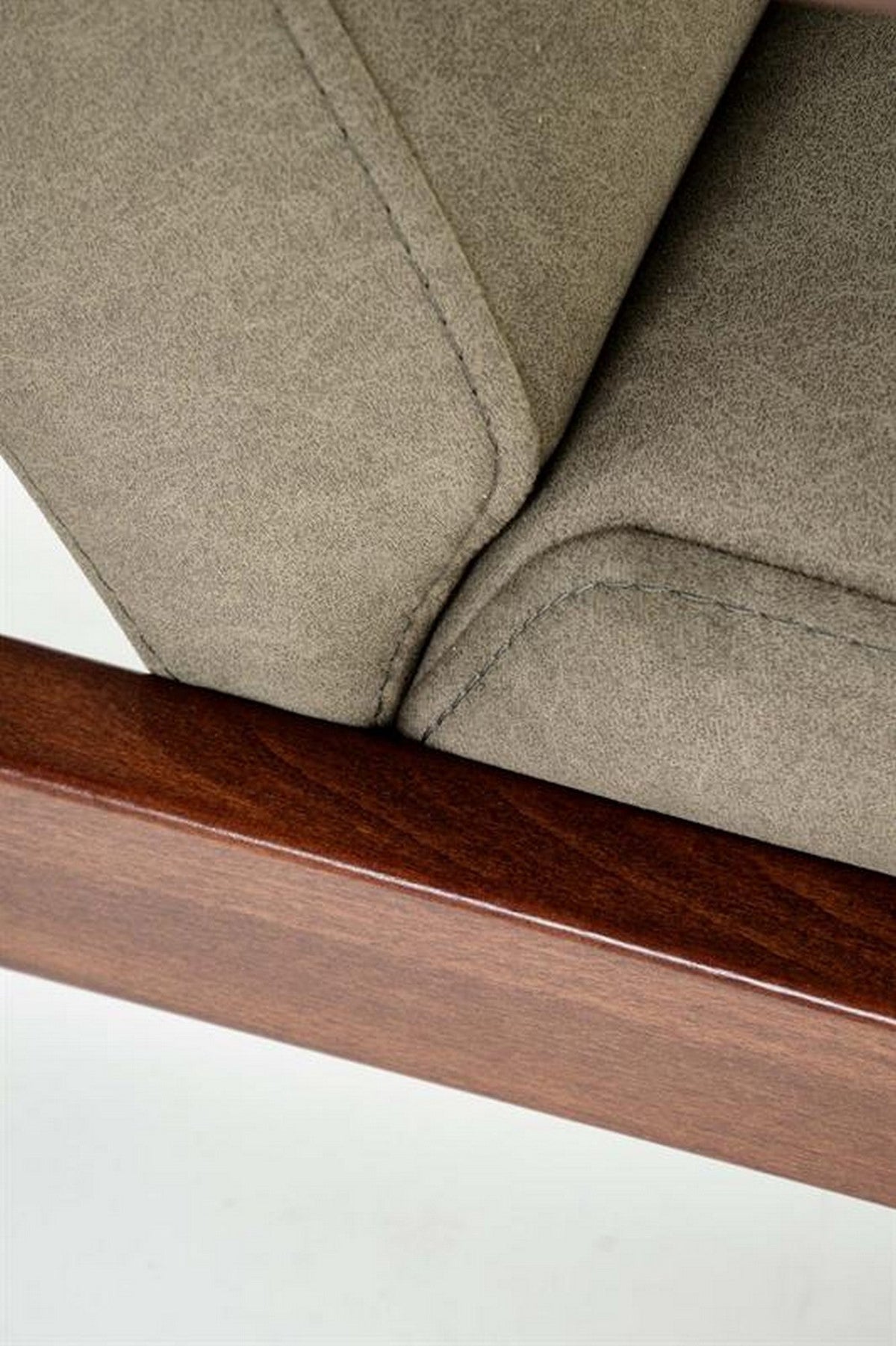 Canapea MILANO, verde olive / nuc inchis