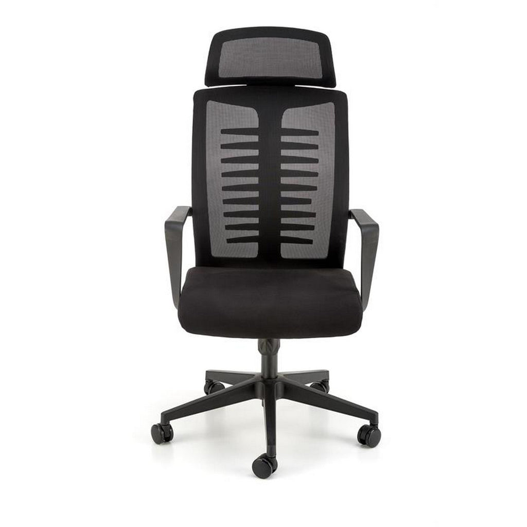Scaun de birou tapitat FABIO, negru