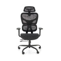 Scaun de birou tapitat GOTARD, negru