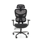 Scaun de birou tapitat GOTARD, negru