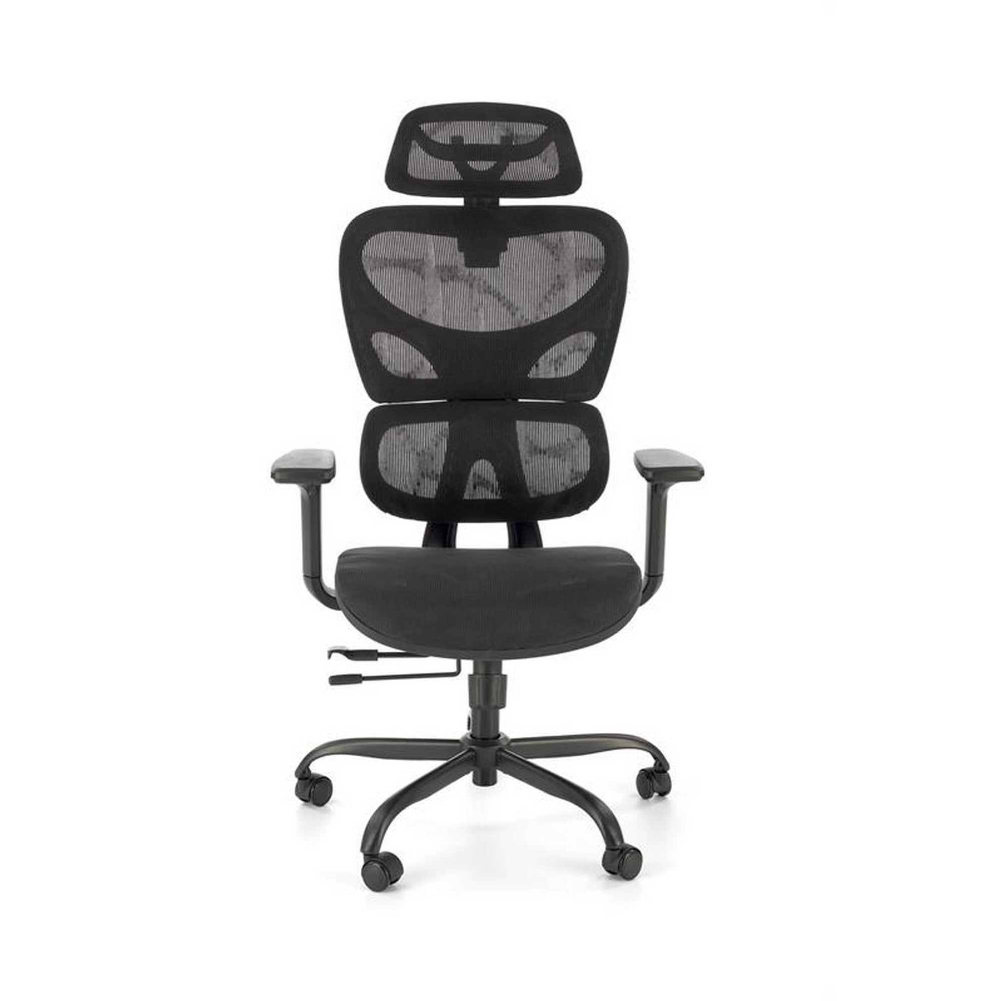 Scaun de birou tapitat GOTARD, negru
