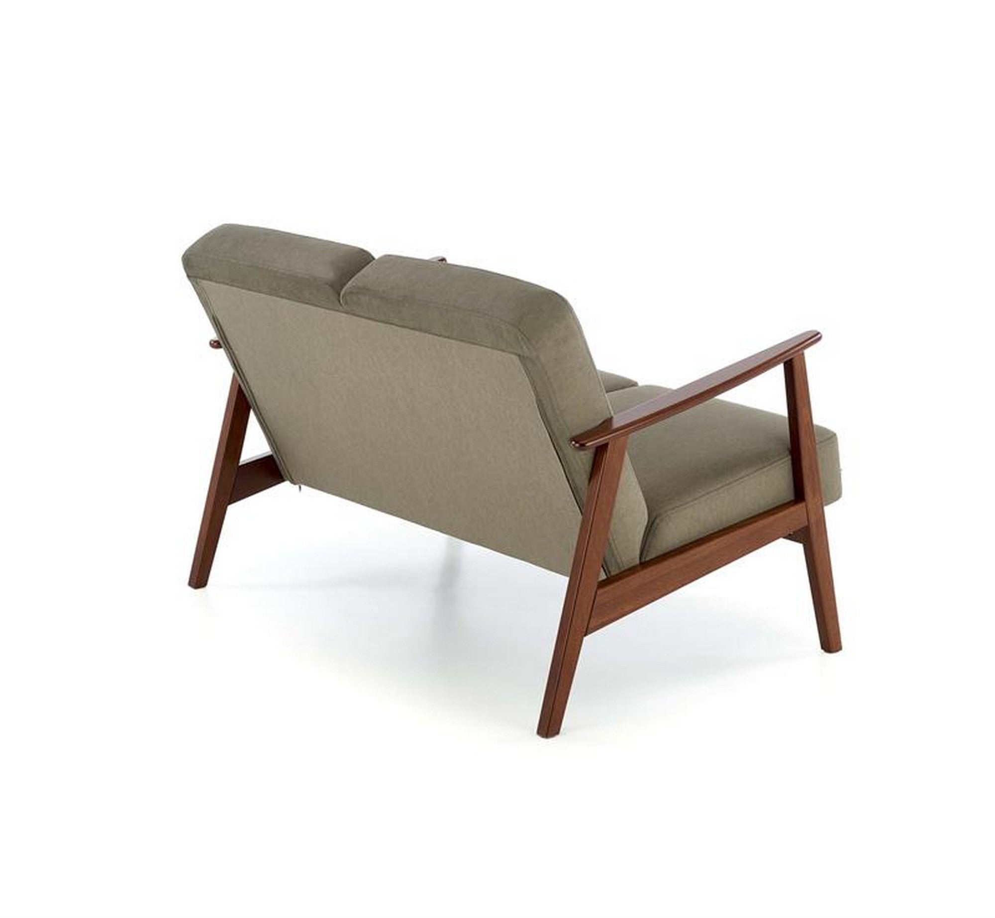 Canapea MILANO, verde olive / nuc inchis