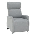 Fotoliu reglabil FOREST, material textil gri