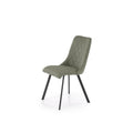 Scaun K561, verde olive / negru