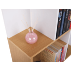 Etajera ERDEM, pin / alb