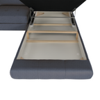 Set canapea cu spatiu de depozitare, BUTON R